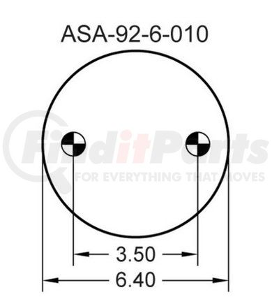 Continental AG 2B9-201 [FORMERLY GOODYEAR] Air Spring Bellows