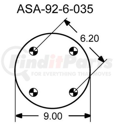 Continental AG 3B12-312 [FORMERLY GOODYEAR] AIR SPRING