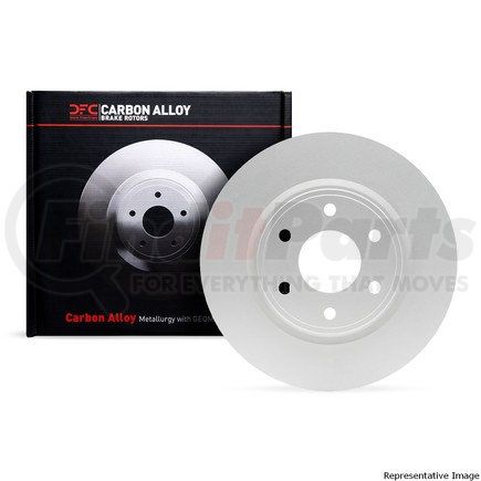 Dynamic Friction Company 92002118D DFC Hi-Carbon Alloy GEOMET Coated Rotor - Drilled