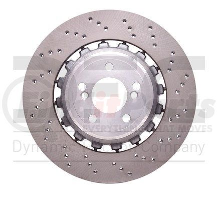 Dynamic Friction Company 92031155D Hi-Carbon Alloy Rotor - Drilled
