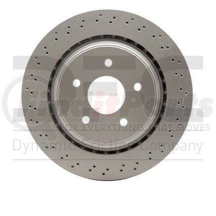 Dynamic Friction Company 920-46021 Hi-Carbon Alloy Rotor - Drilled
