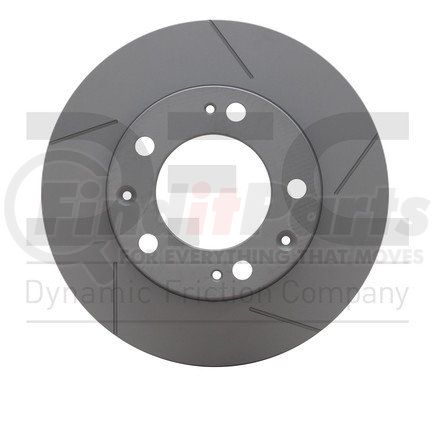Dynamic Friction Company 910-02005D Hi-Carbon Alloy Rotor - Slotted