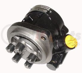 Newstar S-17074 Power Steering Pump - Inlet M26 x 1.5 Outlet M16 x 1.5, Cast Iron Construction, 4 Prong Shaft