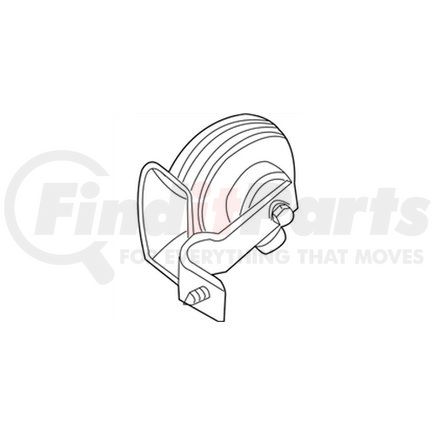 Chrysler 4685968AE HORN & BRACKET