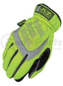 MECHANIX WEAR SFF-91-010 The Safety FastFit® Easy On/Off Elastic Cuff Gloves, Hi-Viz Yellow, Large