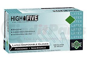 Microflex L493-L Safety Series Latex Powdered Industrial-Grade Gloves, Natural, Large