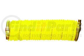 Milton Industries 1674 3/8" x 25' Nylon Re-Koil Air Hose, Yellow