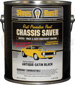 Magnet Paint Co UCP970-01 Chassis Saver™ Antique Satin Black, Gallon