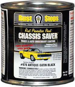 Magnet Paint Co UCP970-16 Chassis Saver™ Antique Satin Black, 1/2 Pints