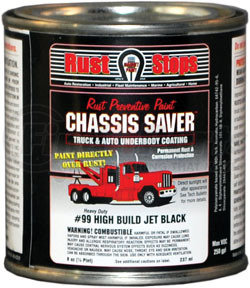 Magnet Paint Co UCP99-16 Chassis Saver™ Gloss Black, 1/2 Pints