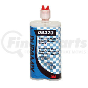 3M 8323 Duramix™ Factory-Match Doorskin Sealer, Black, 200 mL Cartridge