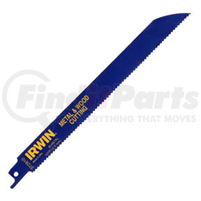 Irwin Hanson 372810 8” 10 TPI Metal & Wood Cutting Reciprocating WeldTec Bi-Metal Blade
