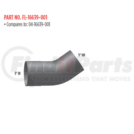 Grand Rock FL-16639-001 ELBOW 5 IN