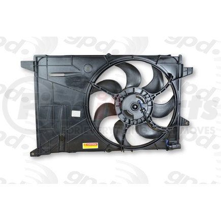 Global Parts Distributors 2811961 gpd Electric Cooling Fan 2811961