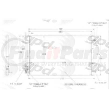 Global Parts Distributors 3020C gpd Condenser 3020C