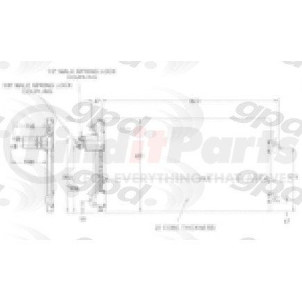 Global Parts Distributors 4606C gpd Condenser 4606C