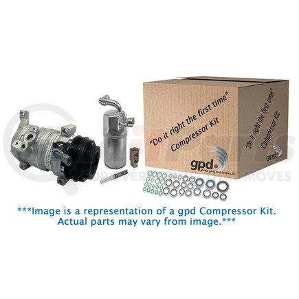Global Parts Distributors 9612246 A/C Compressor and Component Kit
