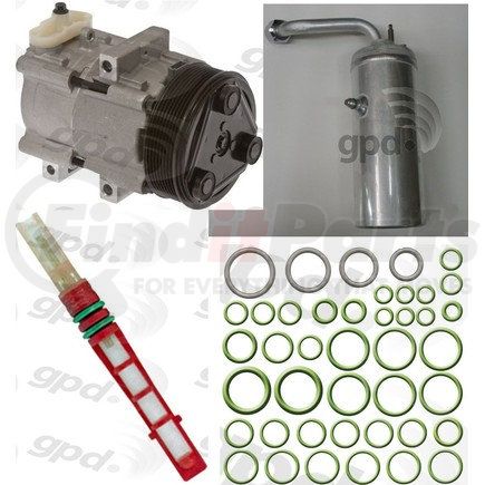 Global Parts Distributors 9631979 A/C Compressor and Component Kit