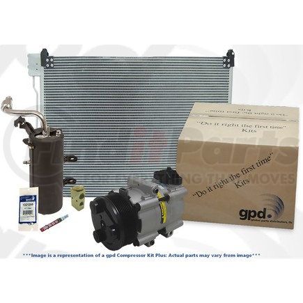 Global Parts Distributors 9711729A A/C Compressor