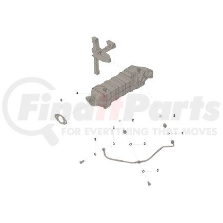 Cummins 2882045 - Exhaust Recirculation Cooler Kit + Cross Reference ...