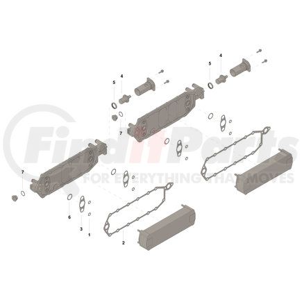 Cummins 4089367 - Oil Cooler Repair Kit + Cross Reference | FinditParts