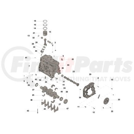 Cummins 4991102 Engine Short Block