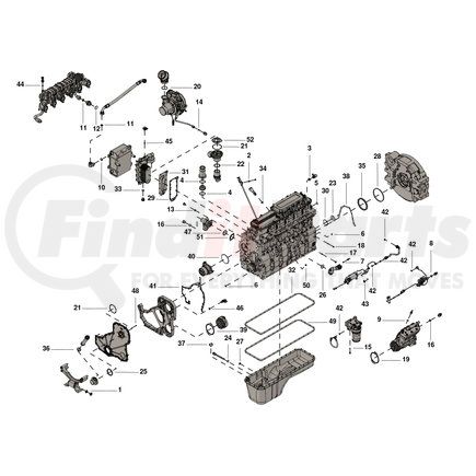 Cummins 5472966 Engine Gasket Kit - Lower, Used on Euro 6 8.9 liter ISC/ISL Engines