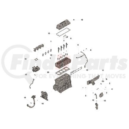 Cummins 5473059 - Upper Engine Gasket Kit | FinditParts