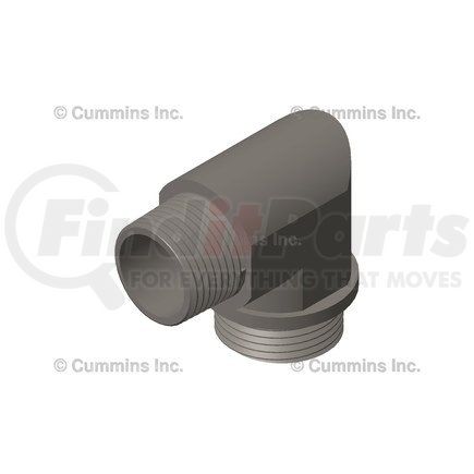 Cummins S1075 Pipe Fitting - Adapter Elbow, Male