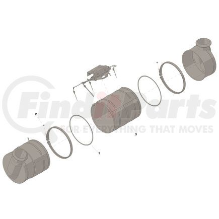 Cummins 5579295 Kit, particulate Filter