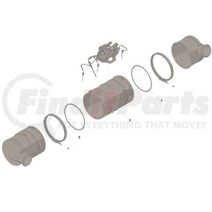 Cummins 5579368 Kit, particulate Filter