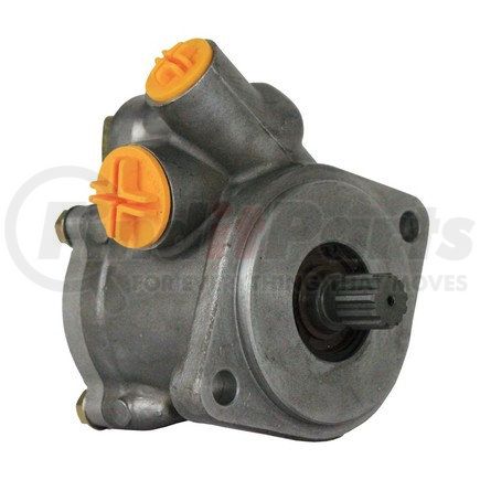 Newstar S-19041 Power Steering Pump - 2 Line, CCW, 2 Bolt Flange, 11 Tooth Spline, 4.25 USGPM, 2683 PSI, Aluminum