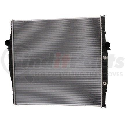 Newstar S-20452 Radiator - 35 3/8" x 35" x 2 1/2", Plastic/Aluminum, Includes Oil Cooler w/o Frame