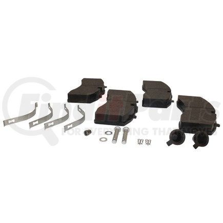 Newstar S-21233 Disc Brake Pad Set - Includes 4 Pads, Hardware Kit, ADB22X™, SB6000 (FMSI 8479-D1369)