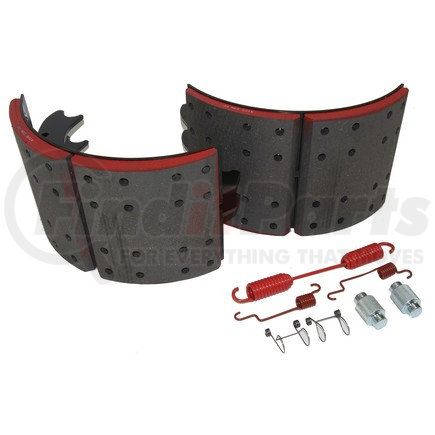 Newstar S-26488 Drum Brake Shoe - 16.5 in. Length, 8 5/8 in. Width, 45 lbs., with Hardware