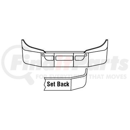 Newstar S-CY-0011-15X Bumper - without Fog Lamp Hole