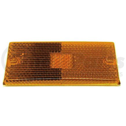 Peterson Lighting 125-15A 125-15 Replacement Lens with Reflex for Clearance/Side Marker - Amber Replacement Lens