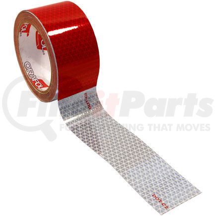 Peterson Lighting 463-1 463/464/465/467/468 Reflective Marking Tape - 600 CP Red/White 2" Wide Roll