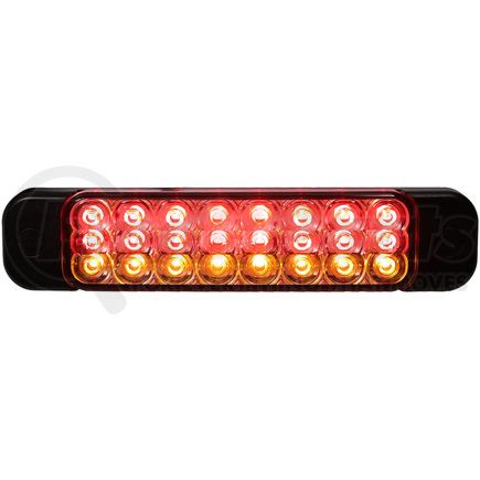PETERSON LIGHTING 2291A-R - led s/rt/t led s/rt/t | led stop/rear turn/tail, rectangular, amber/red,ece, 40-diode8.82"x 3.82"