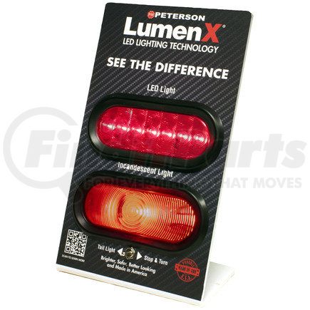 PETERSON LIGHTING D9 - display | led versus incandescent, display
