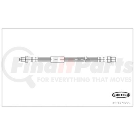 Corteco 19037286 Brake Hydraulic Hose