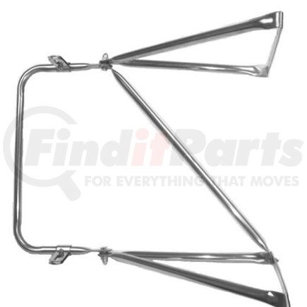 Cham-Cal 60696L Open Road Mack Trucks, R-Series Bracket Kit, Stainless Steel, LH