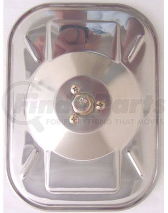 Cham-Cal 30101 Open Road 5 1/2"x 7 1/2" Light Truck Mirror, Stainless Steel
