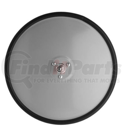 Cham-Cal 11105 Open Road 12" Convex Mirror, Painted Gray