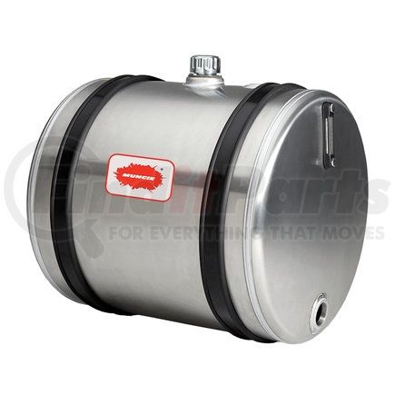 Muncie Power Products A025R2AAGXY Liquid Transfer Tank - Aluminum, Round, 25 Gallon