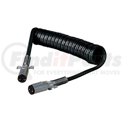 PHILLIPS INDUSTRIES 23-2326-1 - cable assembly-liftgate, dual pole, coiled, 12 ft., 2/4 ga., with zinc die-cast plugs