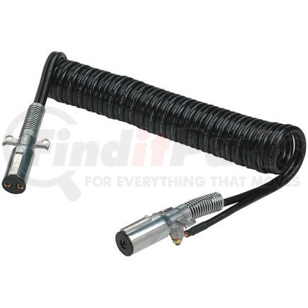 PHILLIPS INDUSTRIES 23-2628-1 - cable assembly-liftgate, dual pole to single pole, coiled, 15 ft., 2/4 ga., with zinc die-cast plugs