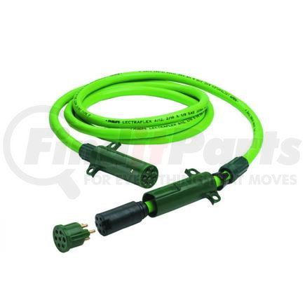 Phillips Industries 30-2070-1 Trailer Power Cable - Lectraflex 15 Feet with Weather-Tite Permaplugs