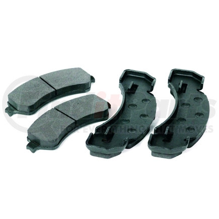 Performance Friction 0184.10 Front/Rear Disc Brake Pad Set - Carbon Metallic, FMSI D184-7108, Slotted