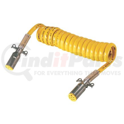 Phillips Industries 31-9623-1 Trailer Power Cable - Isocoil 15 Feet with Zinc Die-Cast Plugs